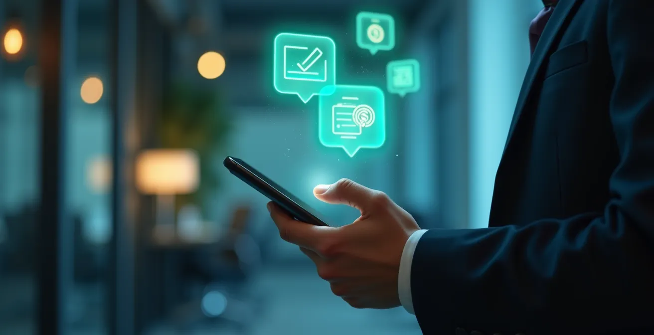 Interfaccia chat virtuale con assistente AI che processa richieste di rimborso