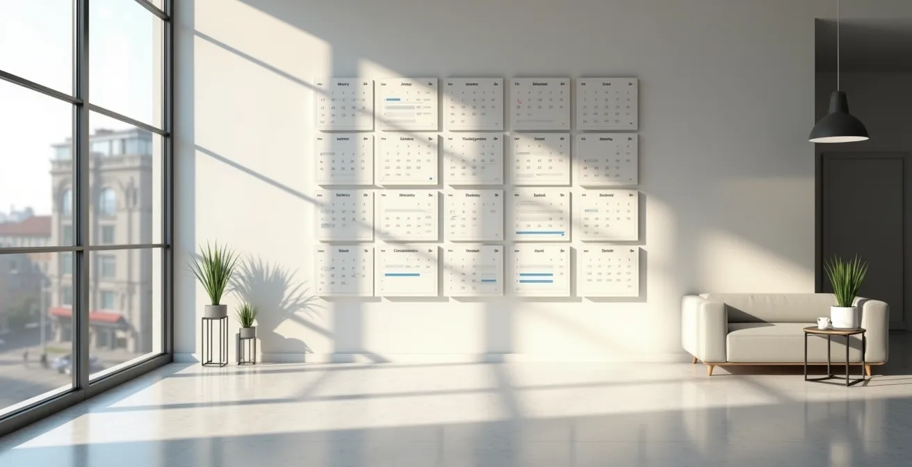 Calendario che mostra i diversi periodi di cancellazione delle segnalazioni CRIF